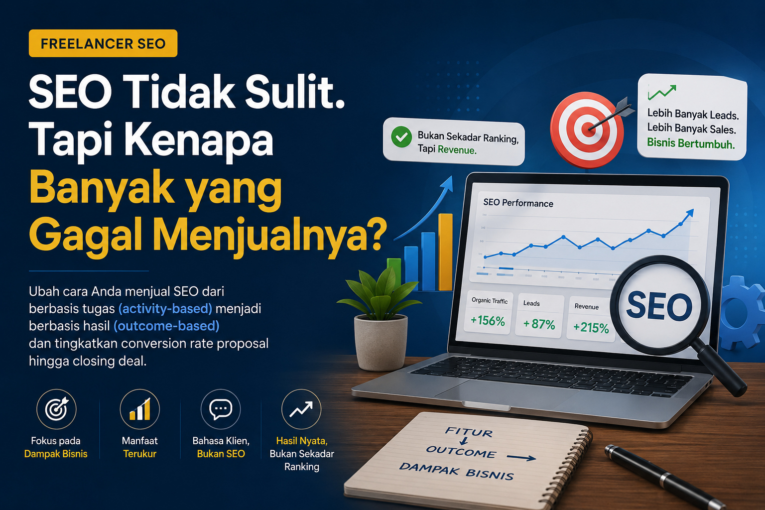 SEO Tidak Sulit. Tapi Kenapa Banyak Freelancer Gagal Menjualnya?