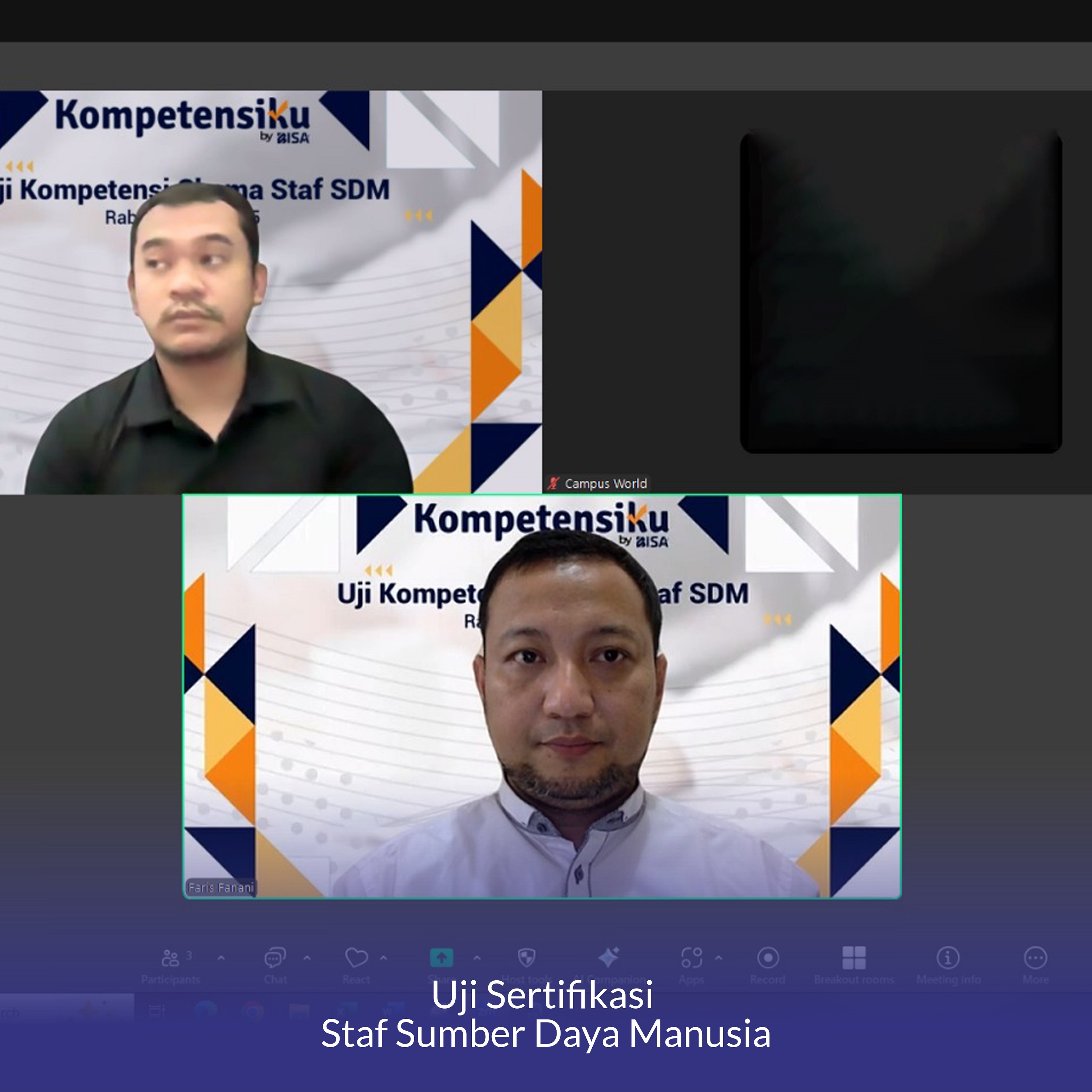 Uji Sertifikasi Staf SDM