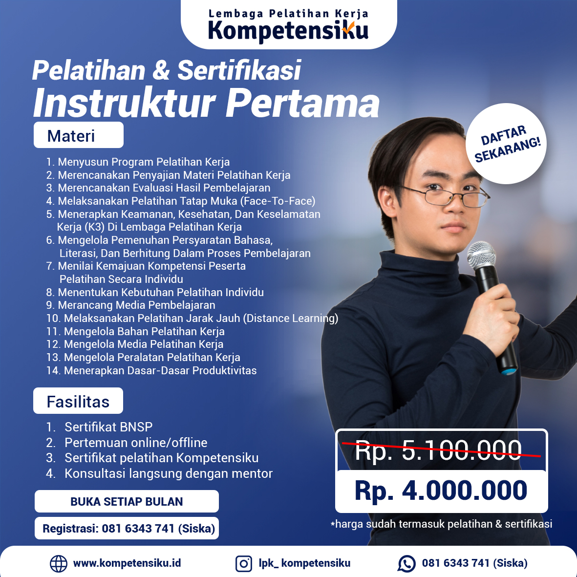 Gambar Pelatihan Batch 7   Instruktur Pertama